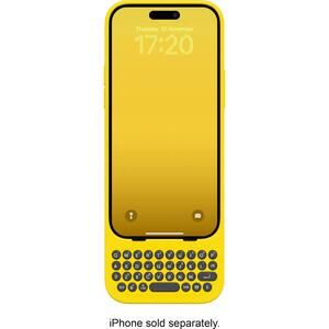 Clicks Keyboard Case iPhone 15 Pro Max Premium Typing Experience-Bumble Bee-USED